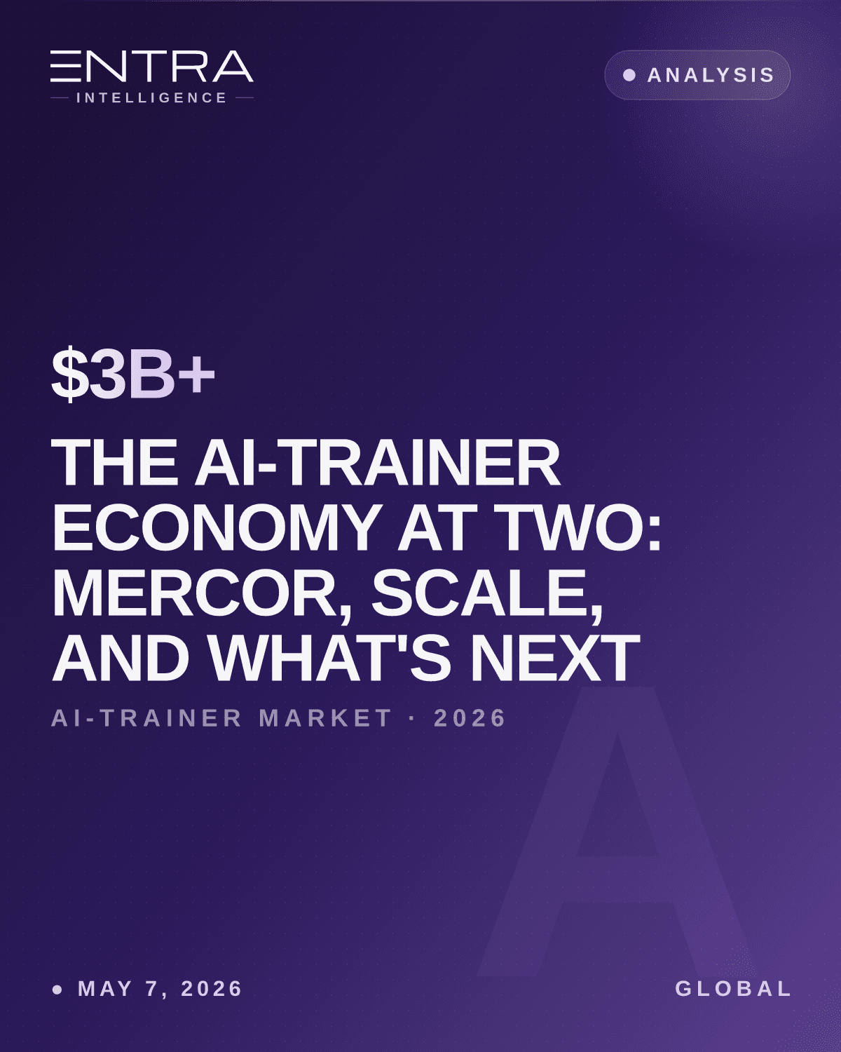 The AI-Trainer Economy at Two: Mercor, Scale, and What's Next