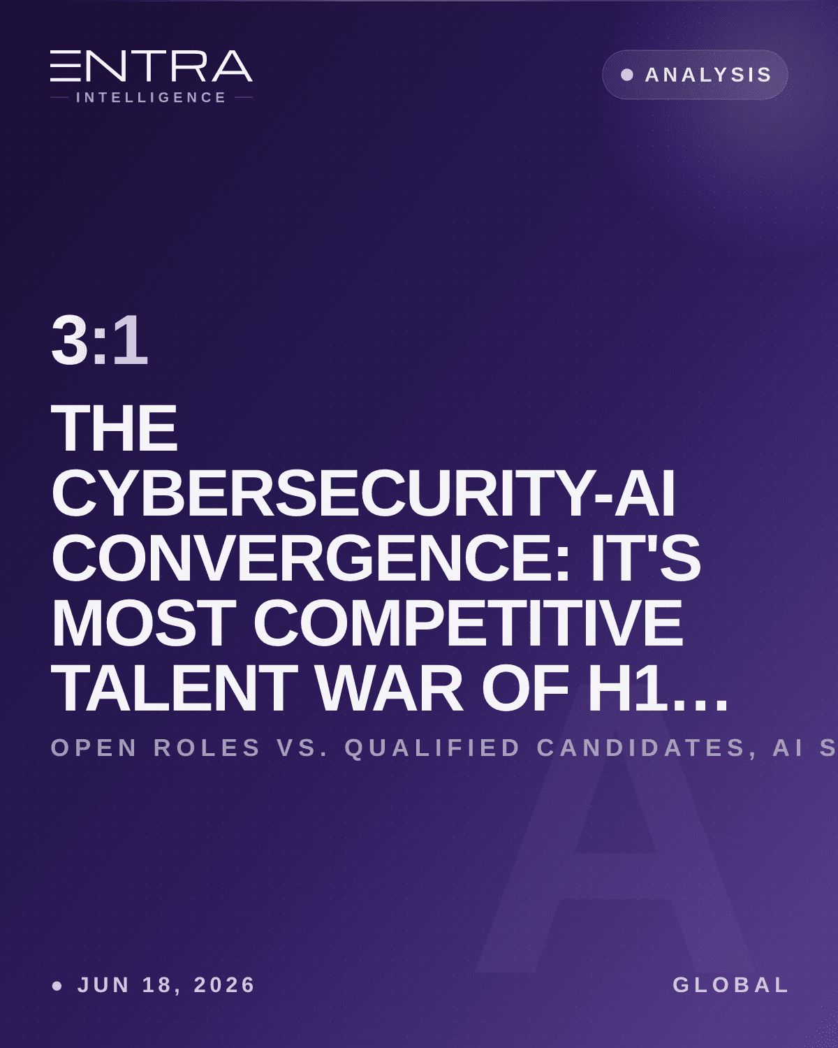 The Cybersecurity-AI Convergence: IT's Most Competitive Talent War of H1 2026