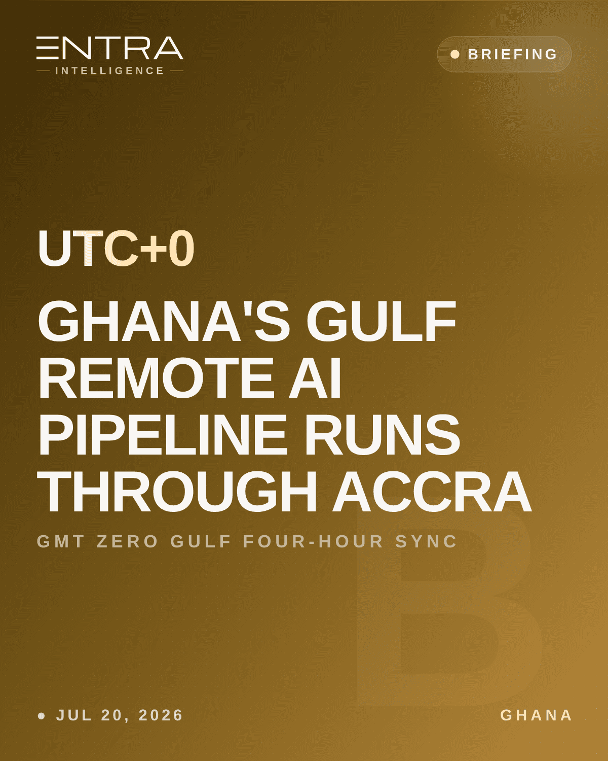 Ghana's Gulf Remote AI Pipeline Runs Through Accra