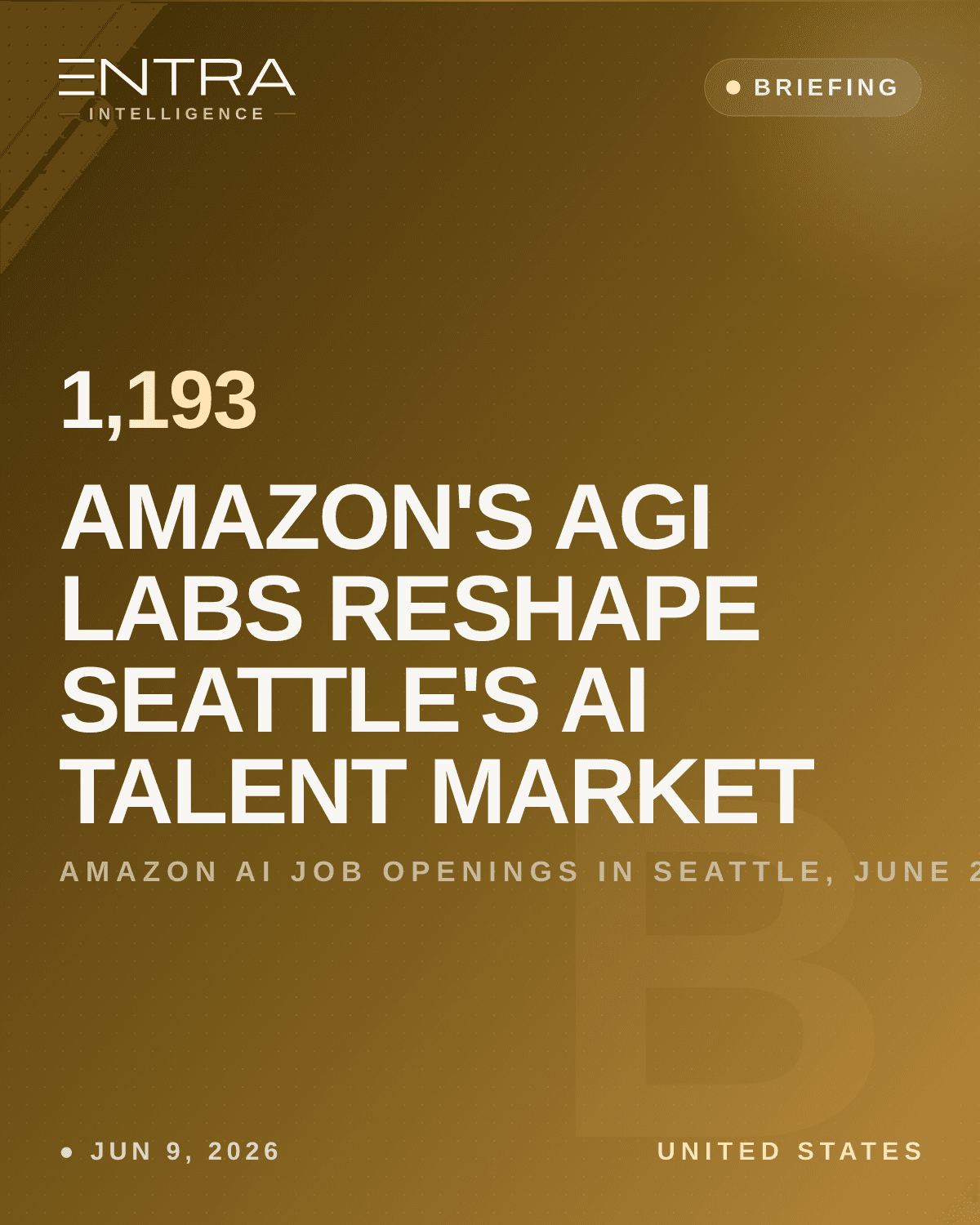 Amazon's AGI Labs Reshape Seattle's AI Talent Market