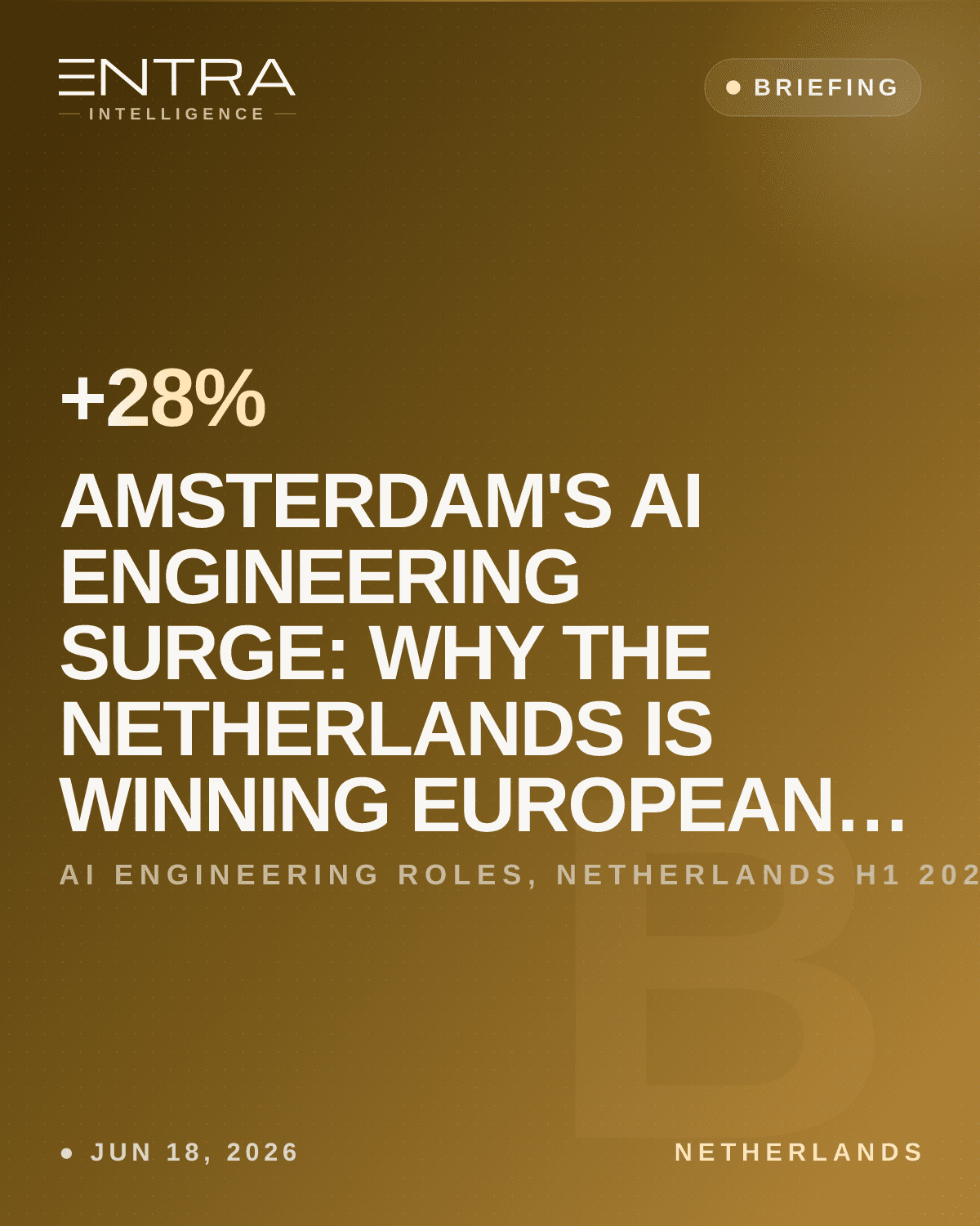 Amsterdam's AI Engineering Surge: Why the Netherlands Is Winning European Talent