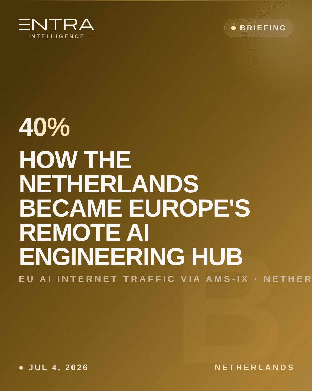 How the Netherlands Became Europe's Remote AI Engineering Hub