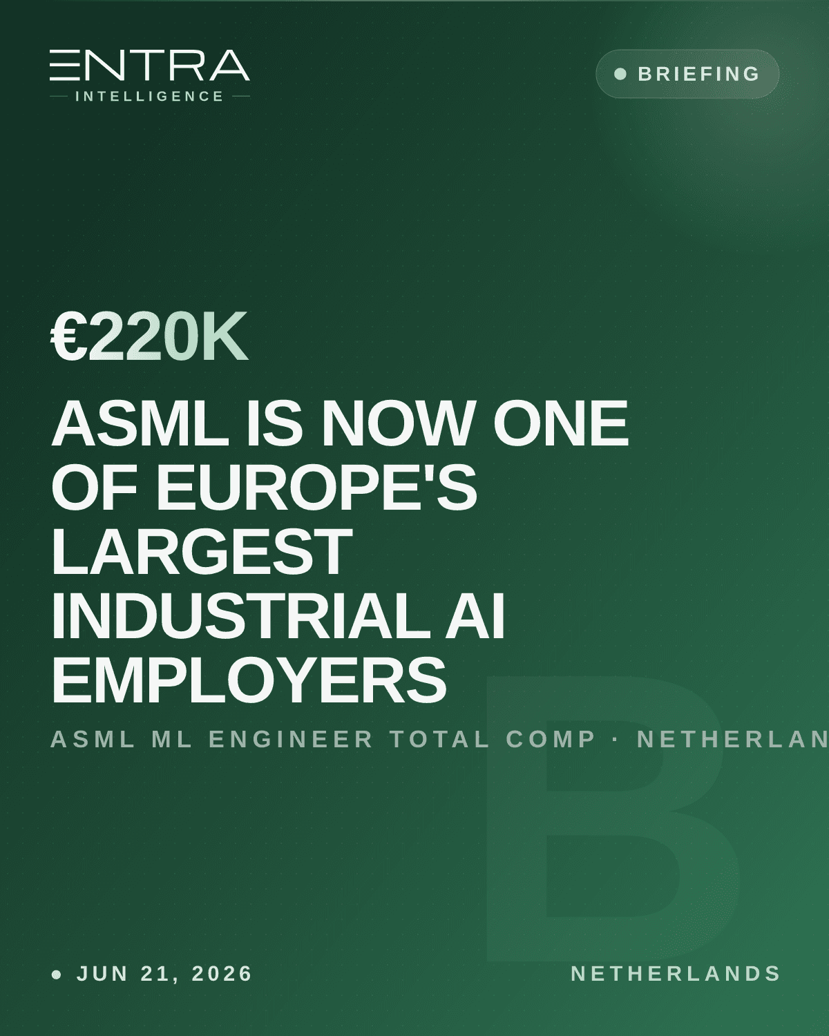 ASML Is Now One of Europe's Largest Industrial AI Employers