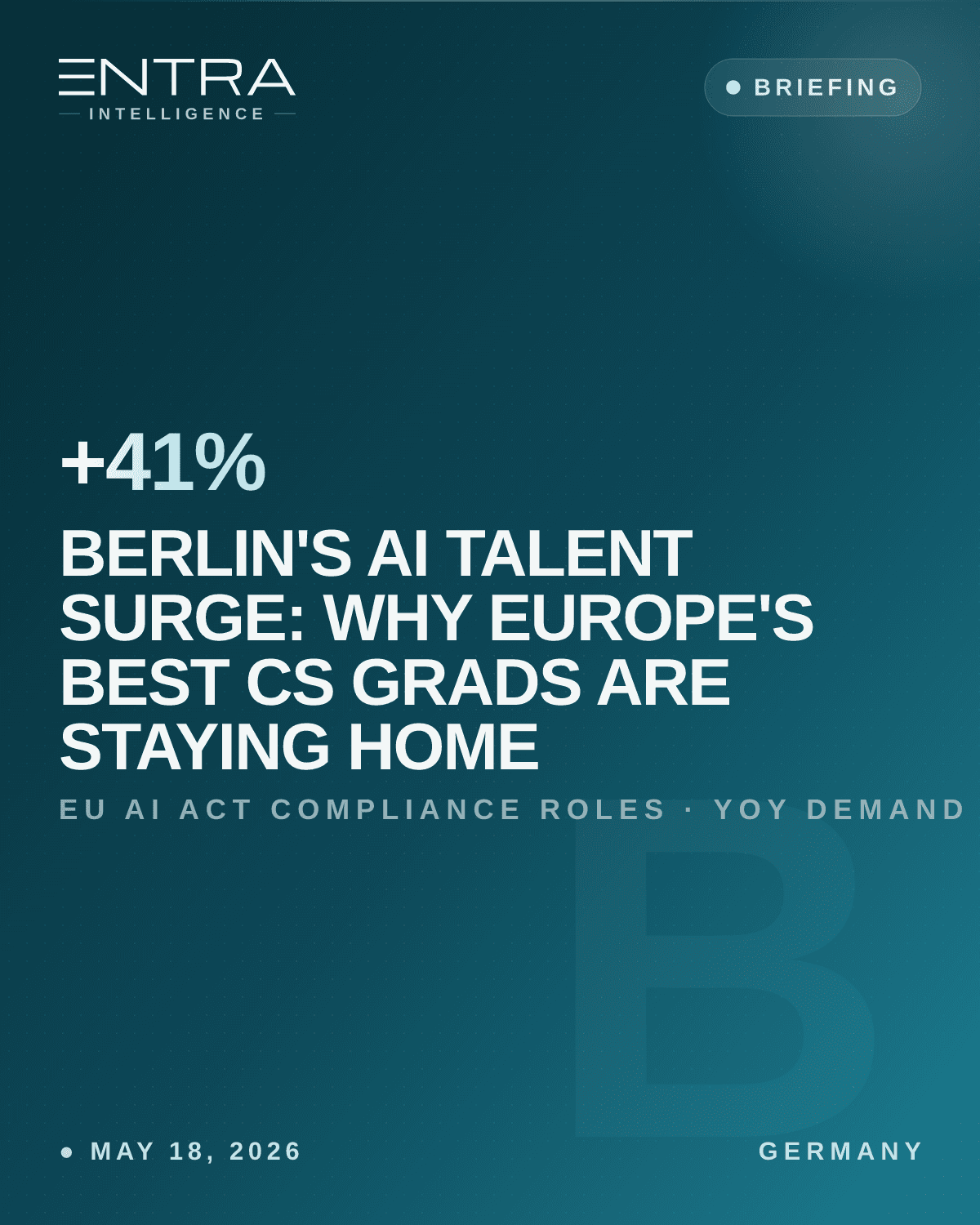 Berlin's AI Talent Surge: Why Europe's Best CS Grads Are Staying Home