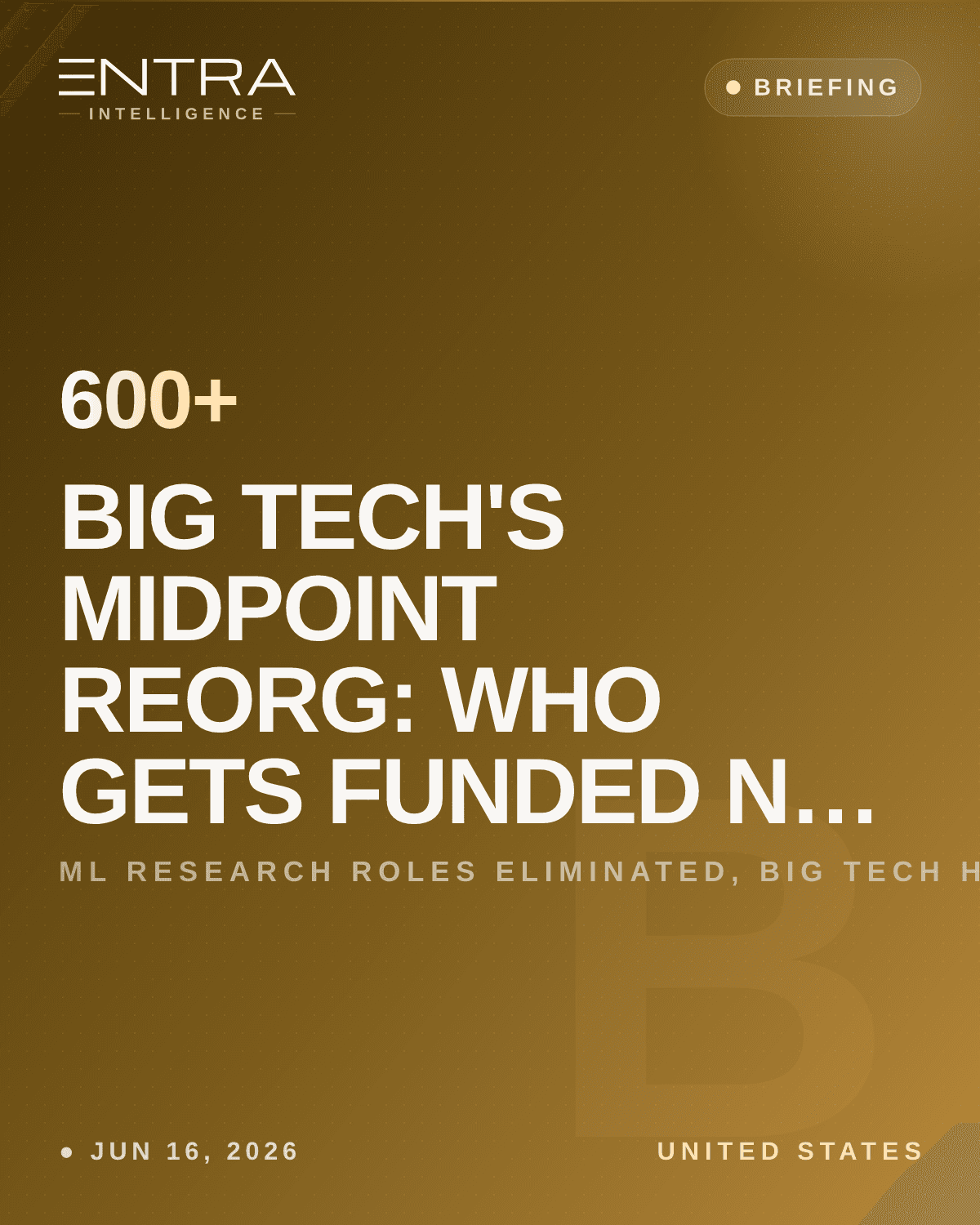 Big Tech's Midpoint Reorg: Who Gets Funded Now