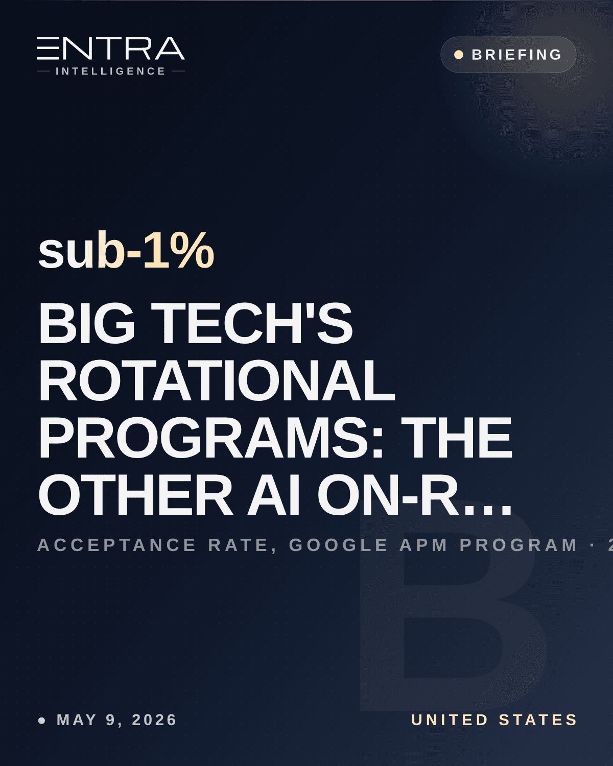Big Tech's Rotational Programs: The Other AI On-Ramp
