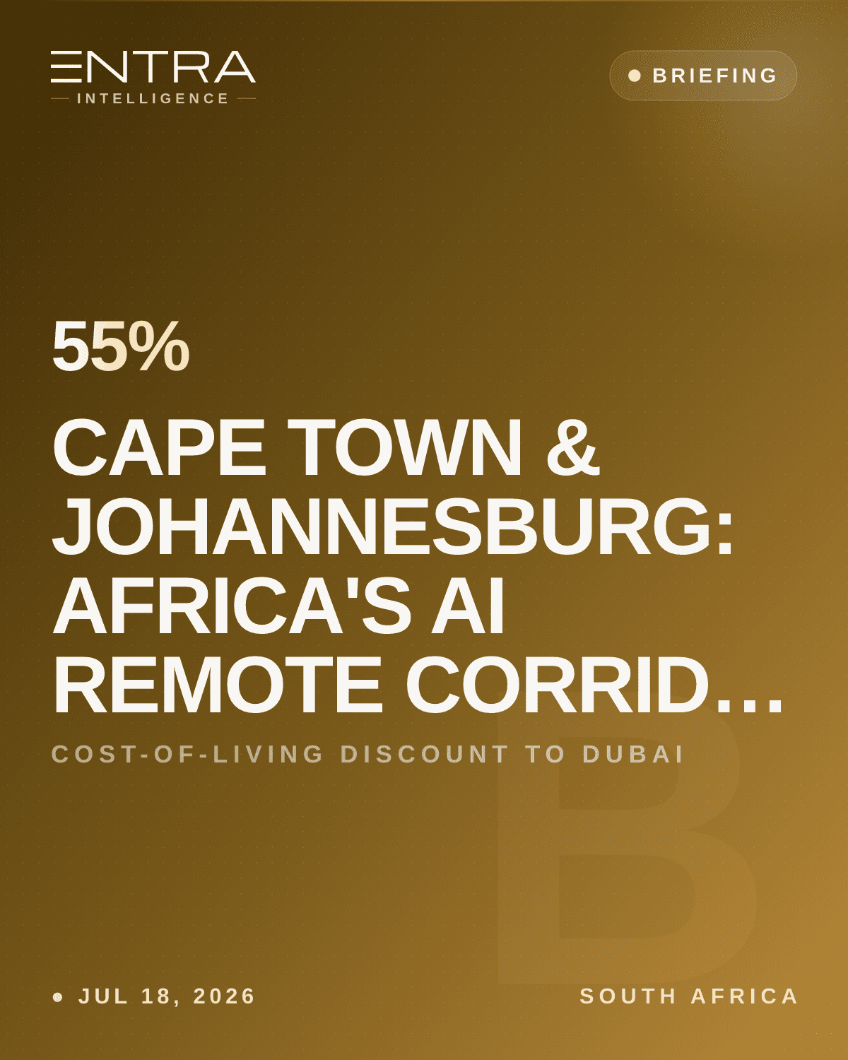 Cape Town & Johannesburg: Africa's AI Remote Corridor