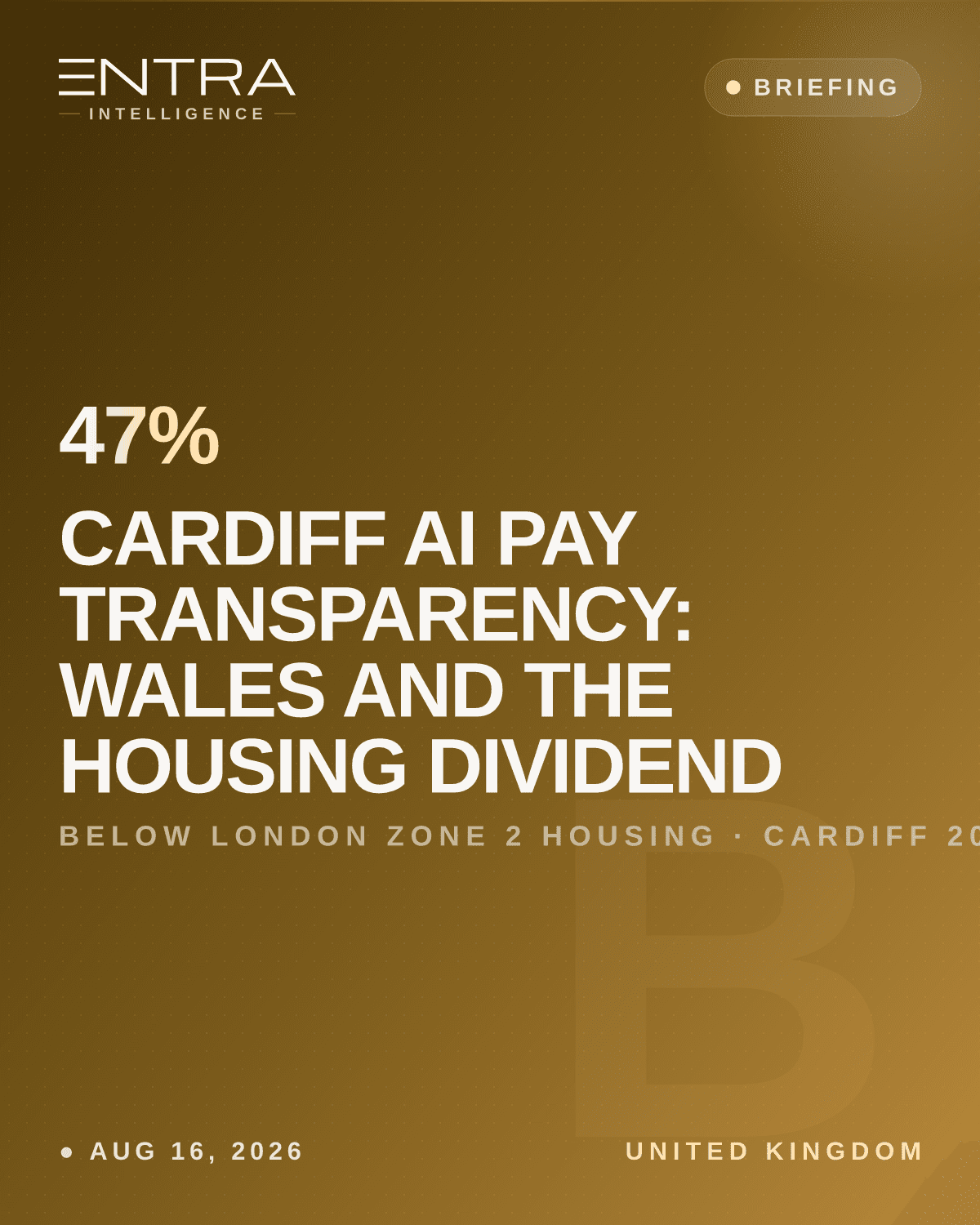 Cardiff AI Pay Transparency: Wales and the Housing Dividend