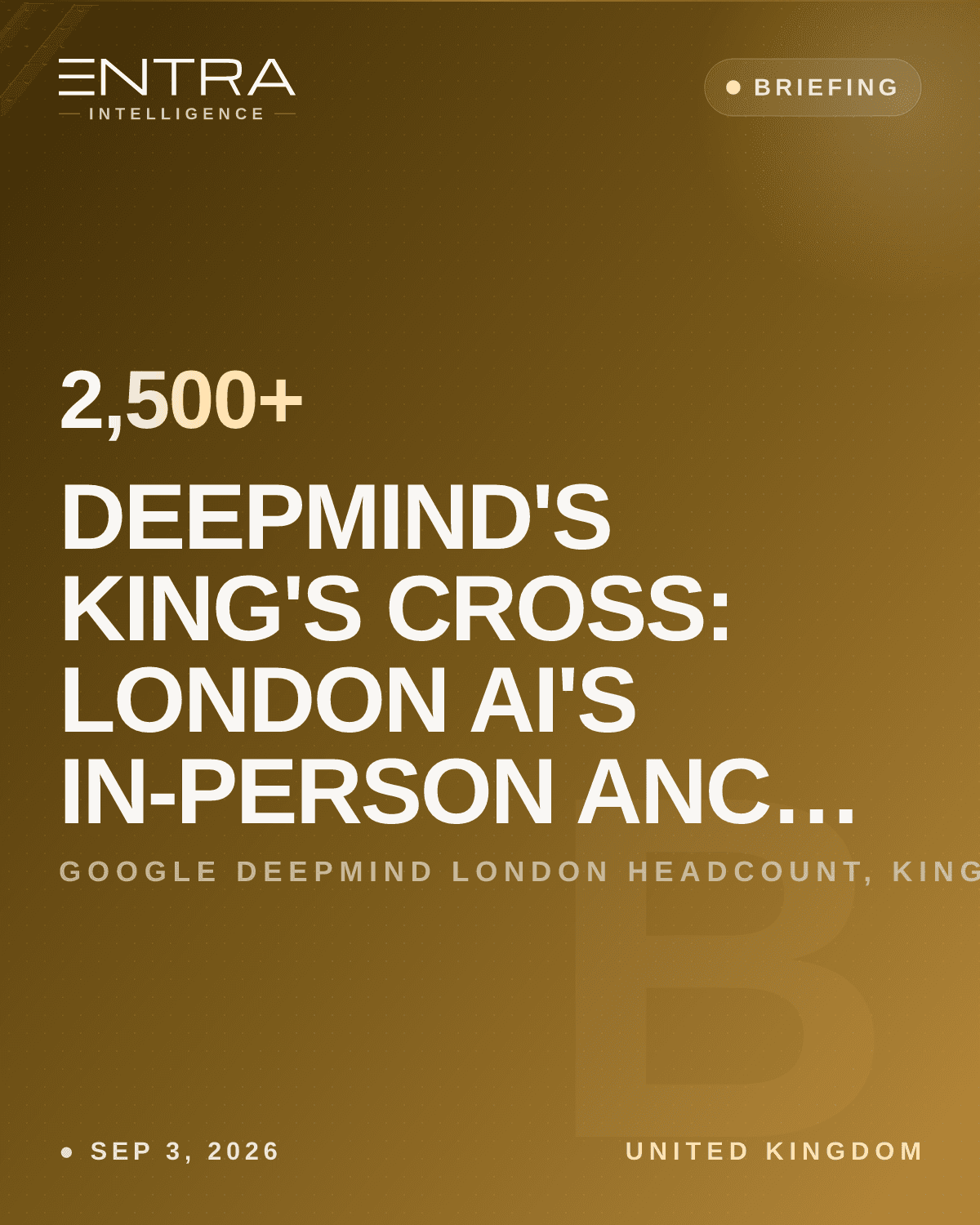 DeepMind's King's Cross: London AI's In-Person Anchor