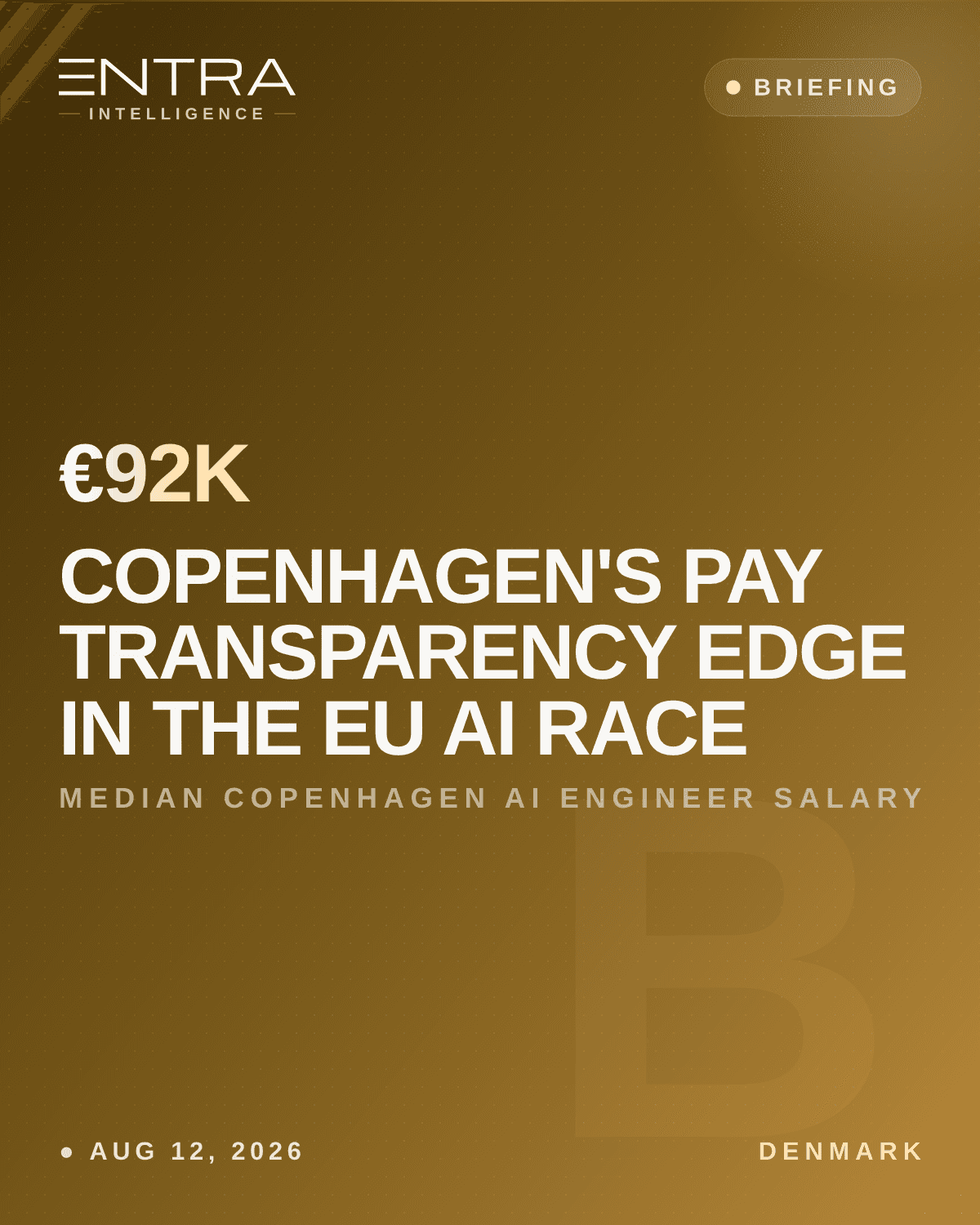 Copenhagen's Pay Transparency Edge in the EU AI Race