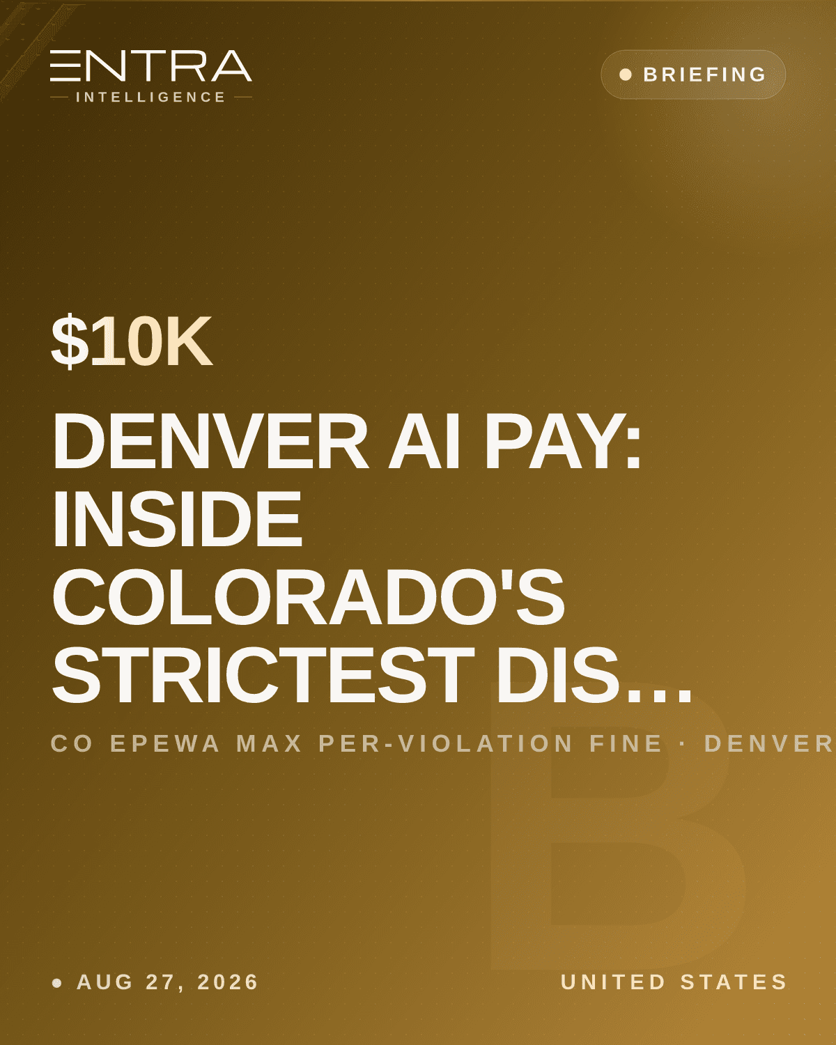 Denver AI Pay: Inside Colorado's Strictest Disclosure Law