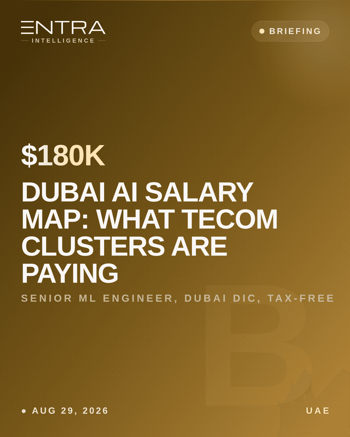 Dubai AI Salary Map: What TECOM Clusters Are Paying