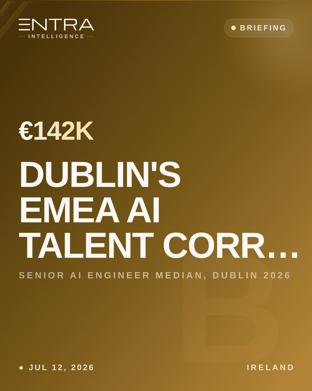 Dublin's EMEA AI Talent Corridor