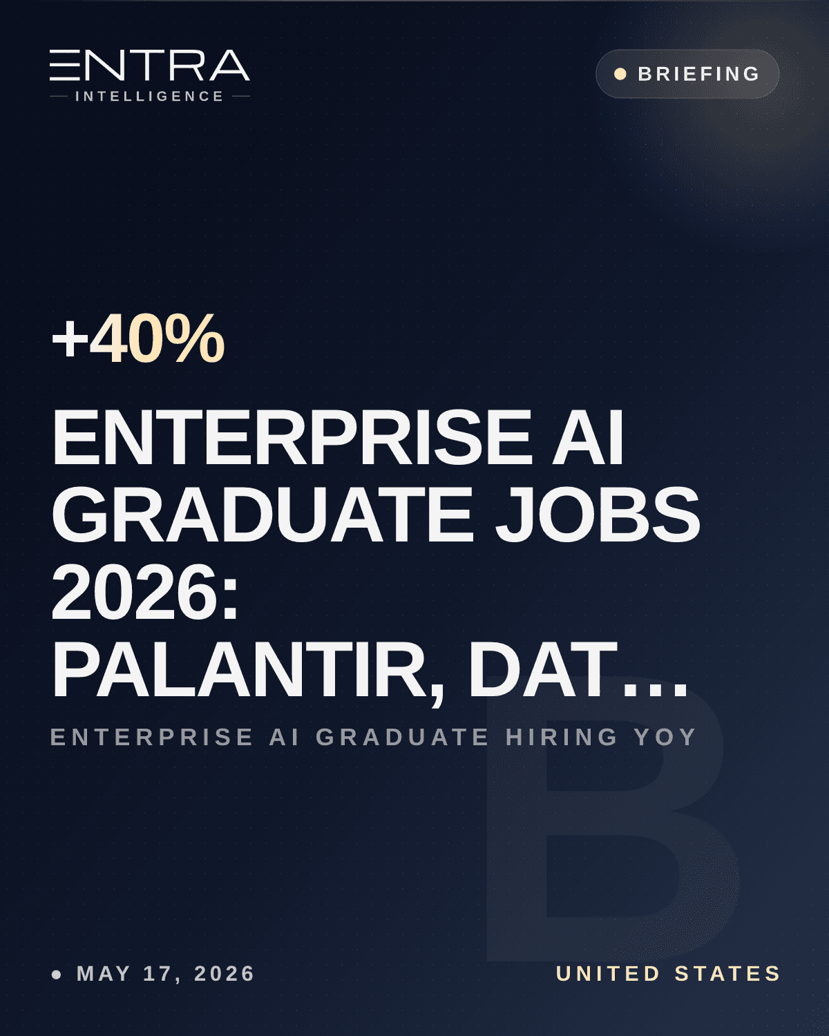 Enterprise AI Graduate Jobs 2026: Palantir, Databricks, Snowflake