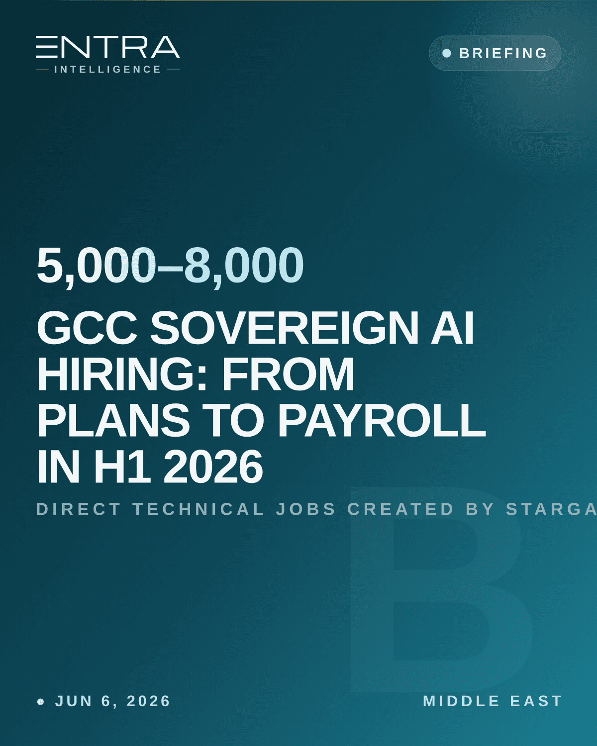 GCC Sovereign AI Hiring: From Plans to Payroll in H1 2026