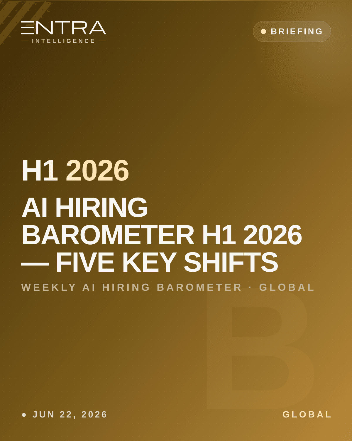 AI Hiring Barometer H1 2026 — Five Key Shifts