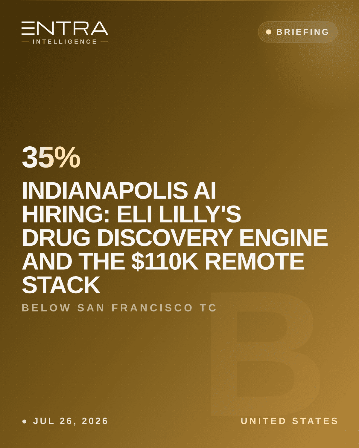 Indianapolis AI Hiring: Eli Lilly's Drug Discovery Engine and the $110K Remote Stack