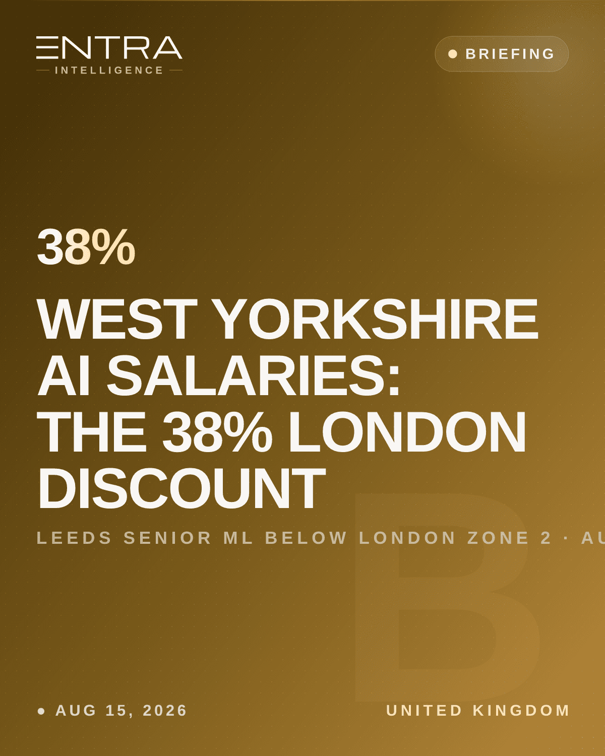 West Yorkshire AI Salaries: The 38% London Discount