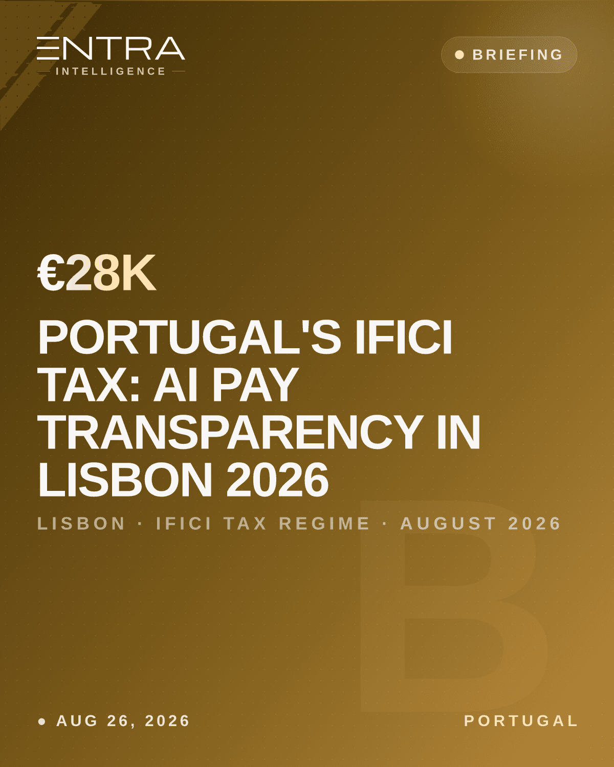 Portugal's IFICI Tax: AI Pay Transparency in Lisbon 2026