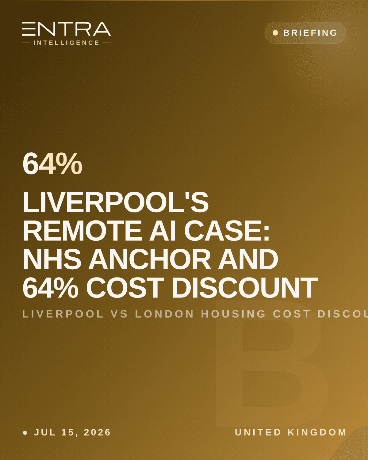Liverpool's Remote AI Case: NHS Anchor and 64% Cost Discount