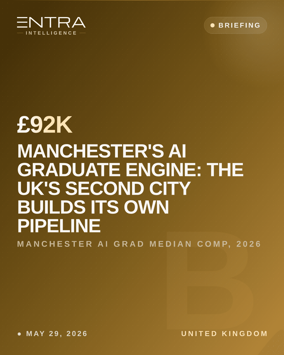 Manchester's AI Graduate Engine: The UK's Second City Builds Its Own Pipeline