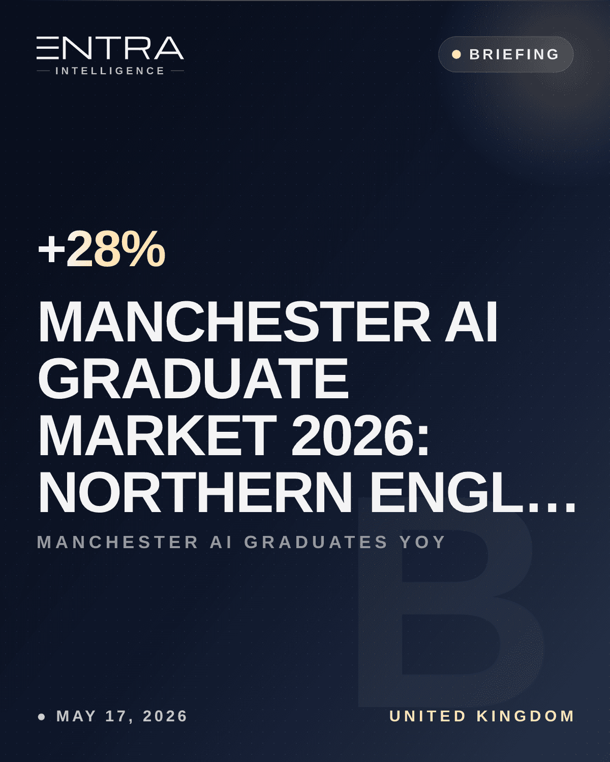 Manchester AI Graduate Market 2026: Northern England Surge