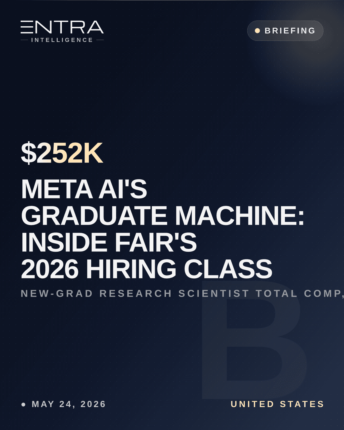 Meta AI's Graduate Machine: Inside FAIR's 2026 Hiring Class