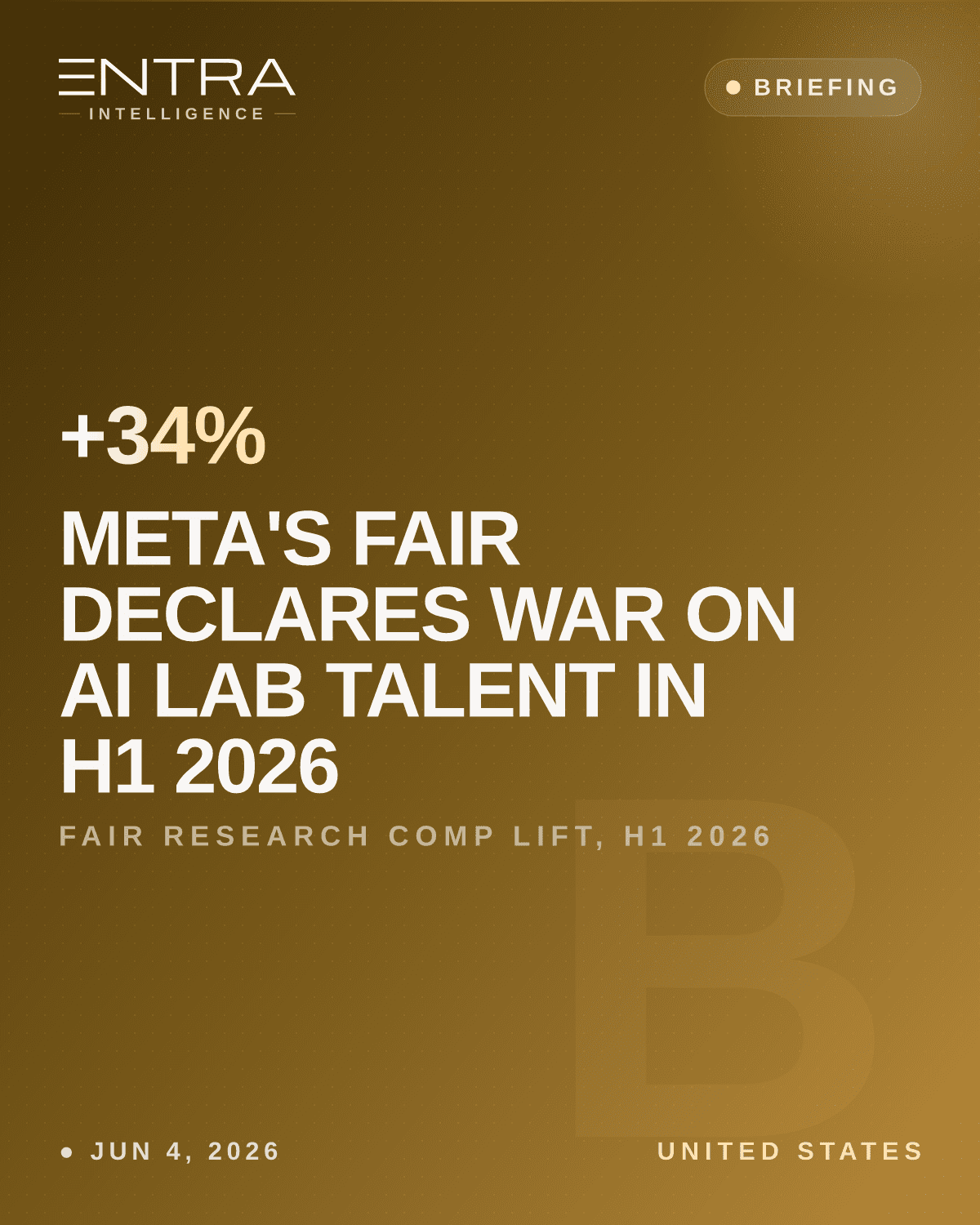 Meta's FAIR Declares War on AI Lab Talent in H1 2026
