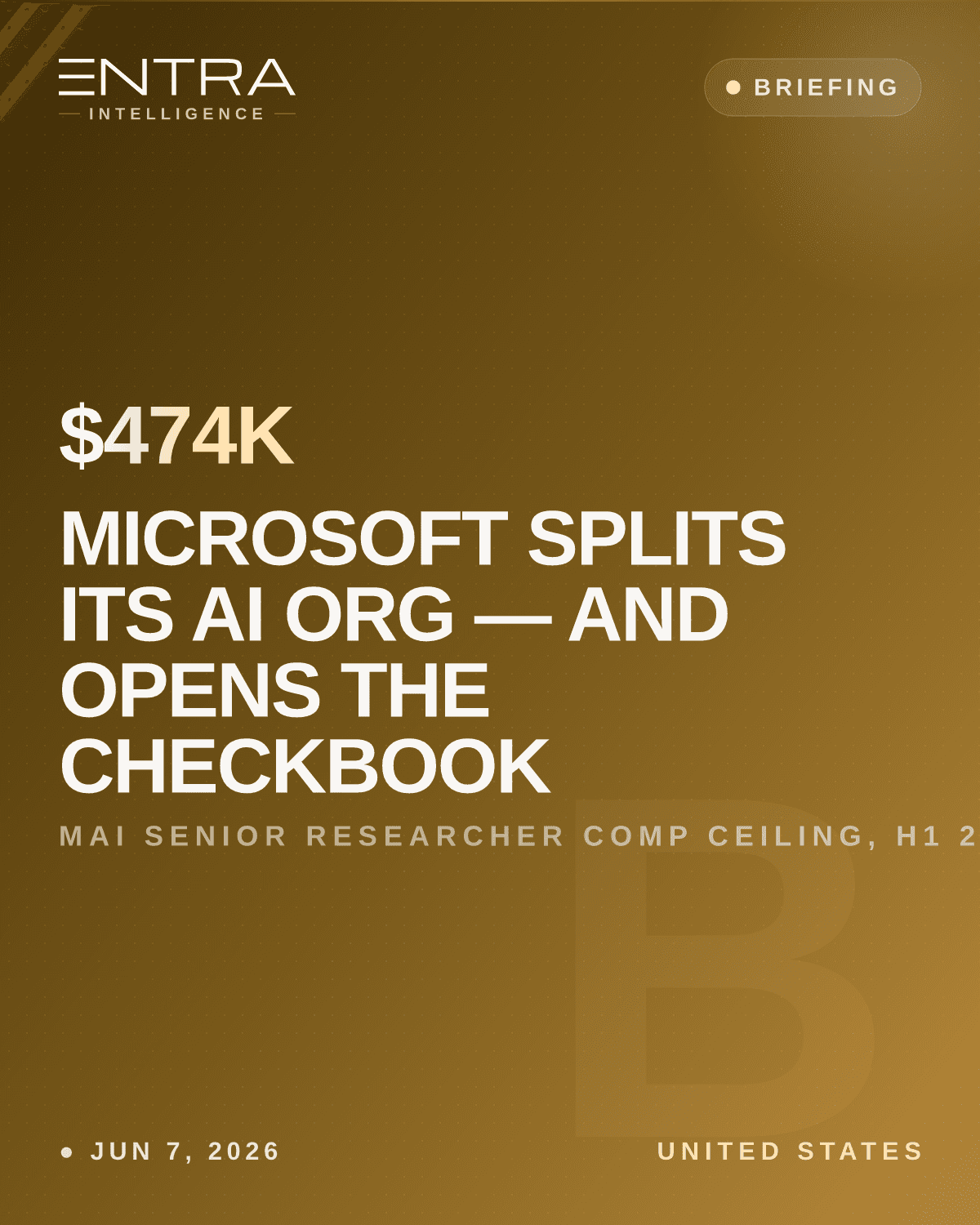 Microsoft Splits Its AI Org — and Opens the Checkbook
