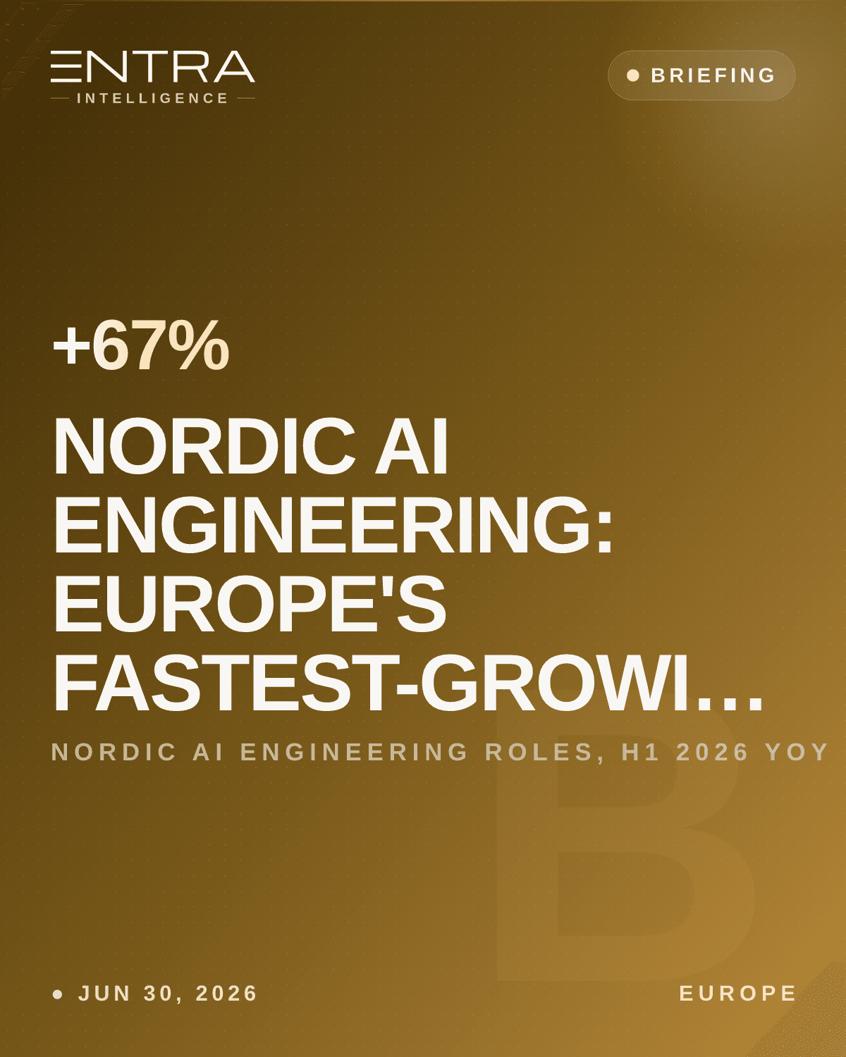 Nordic AI Engineering: Europe's Fastest-Growing Talent Corridor