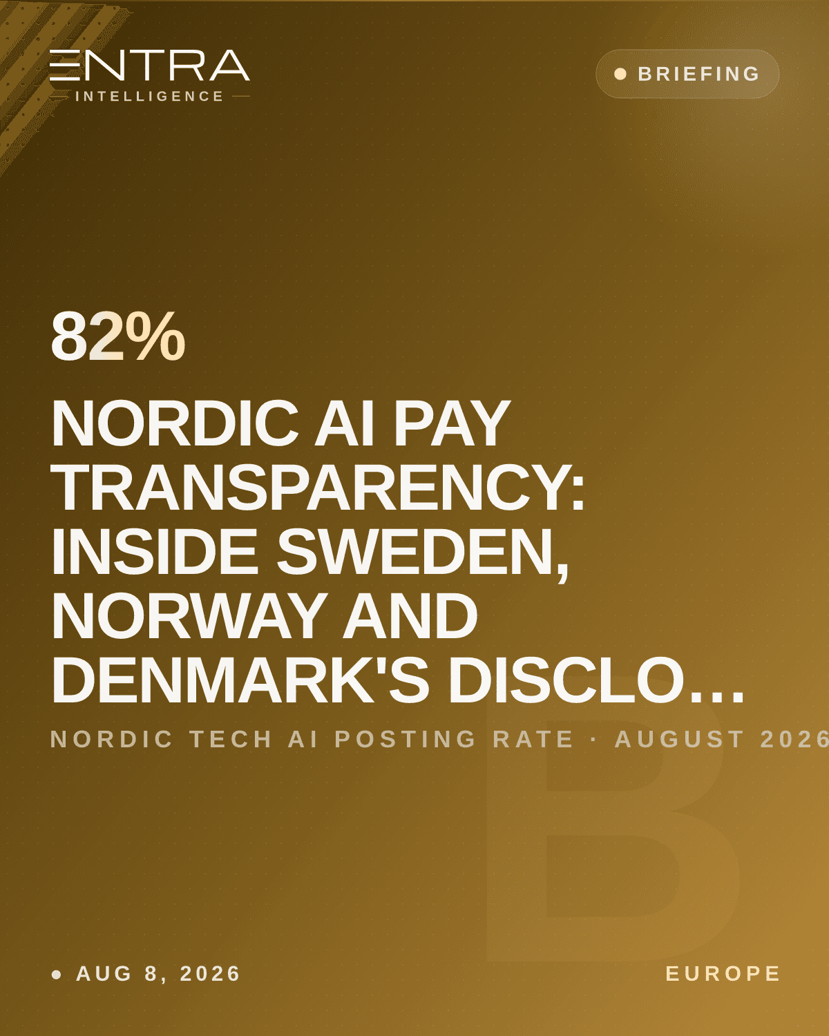 Nordic AI Pay Transparency: Inside Sweden, Norway and Denmark's Disclosure Lead