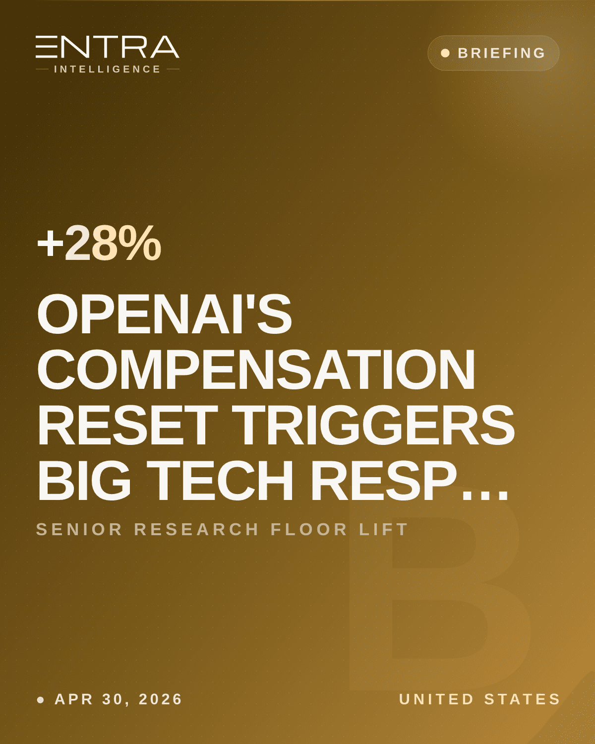OpenAI's compensation reset triggers Big Tech response