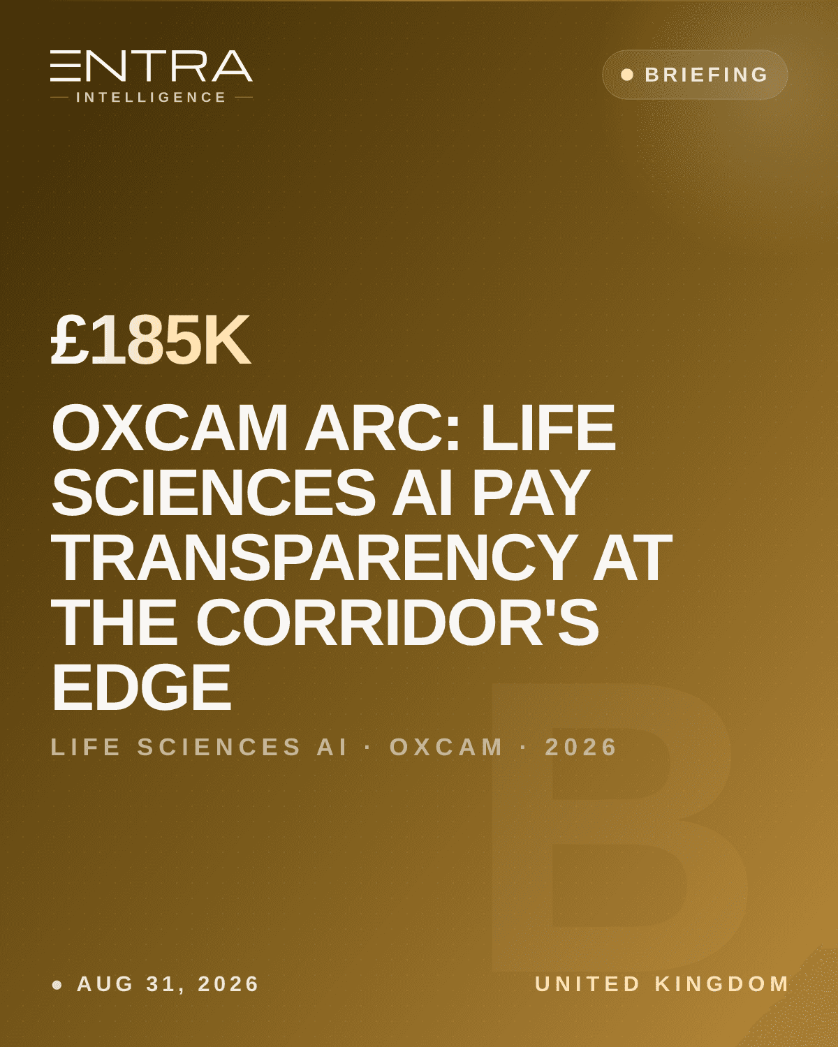 OxCam Arc: Life Sciences AI Pay Transparency at the Corridor's Edge
