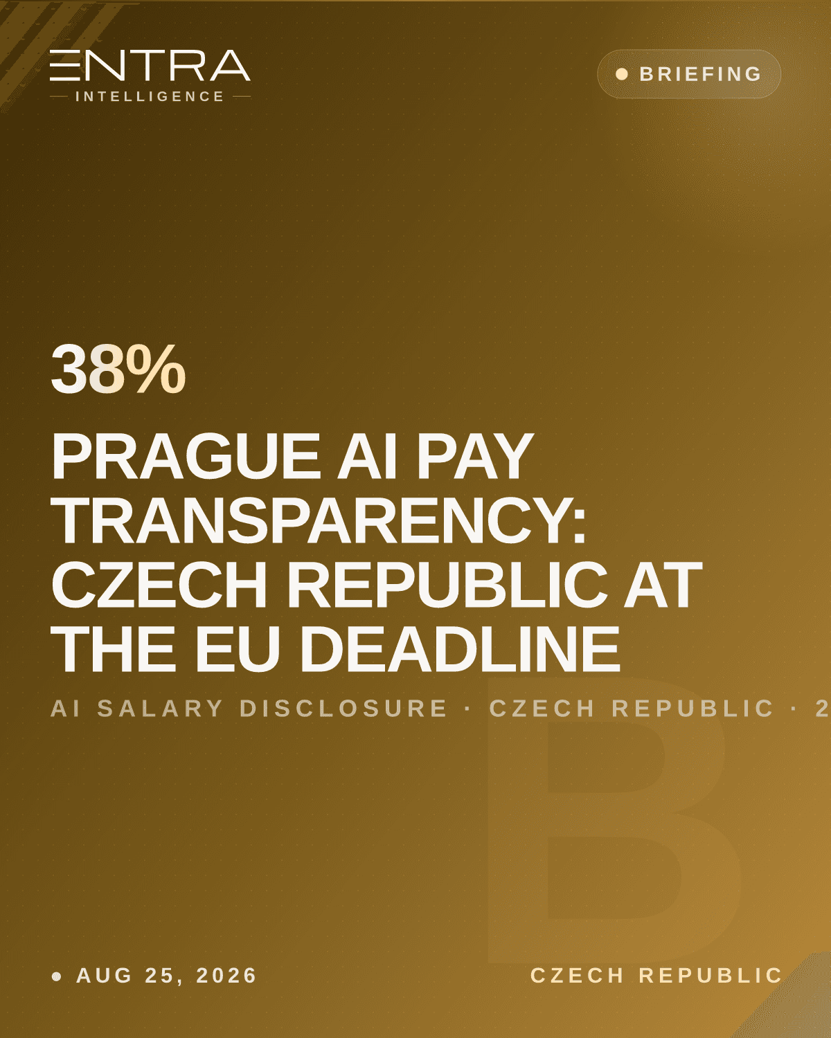Prague AI Pay Transparency: Czech Republic at the EU Deadline