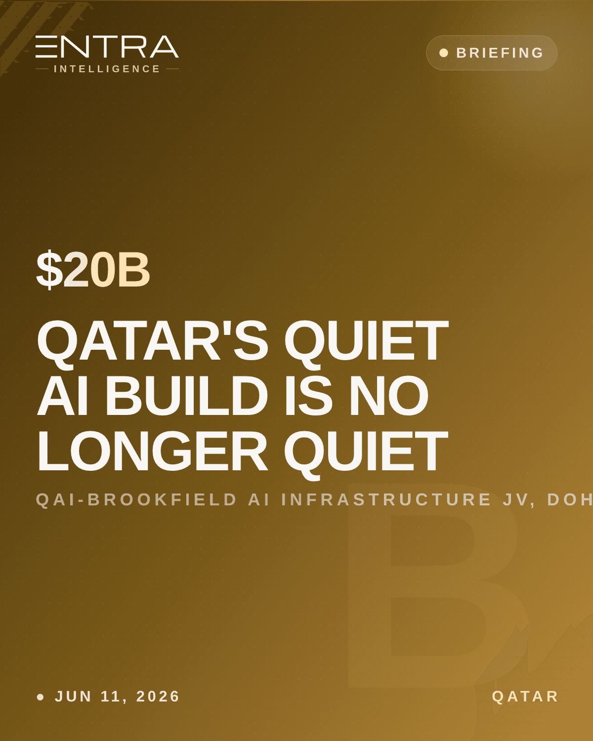 Qatar's Quiet AI Build Is No Longer Quiet