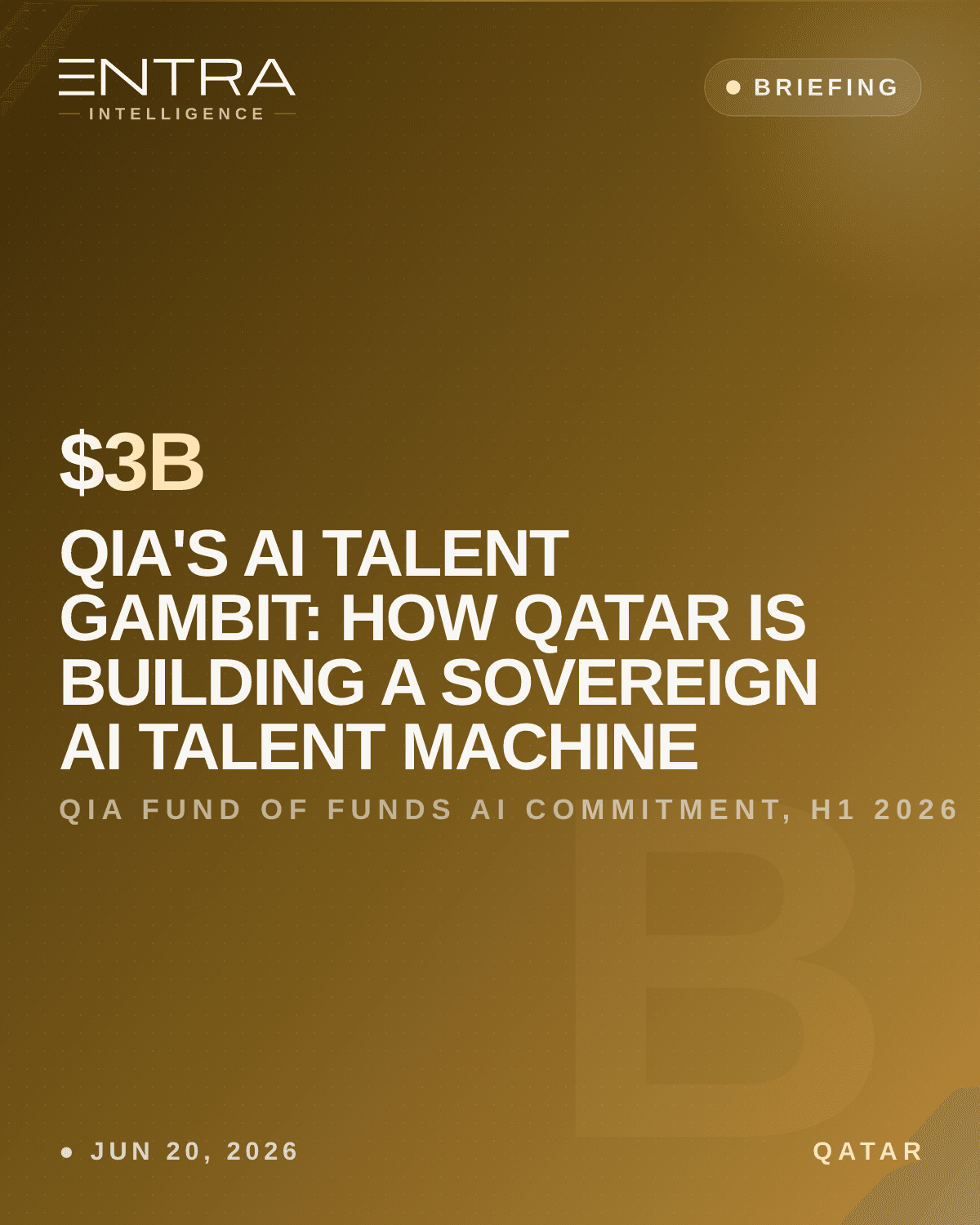 QIA's AI Talent Gambit: How Qatar Is Building a Sovereign AI Talent Machine