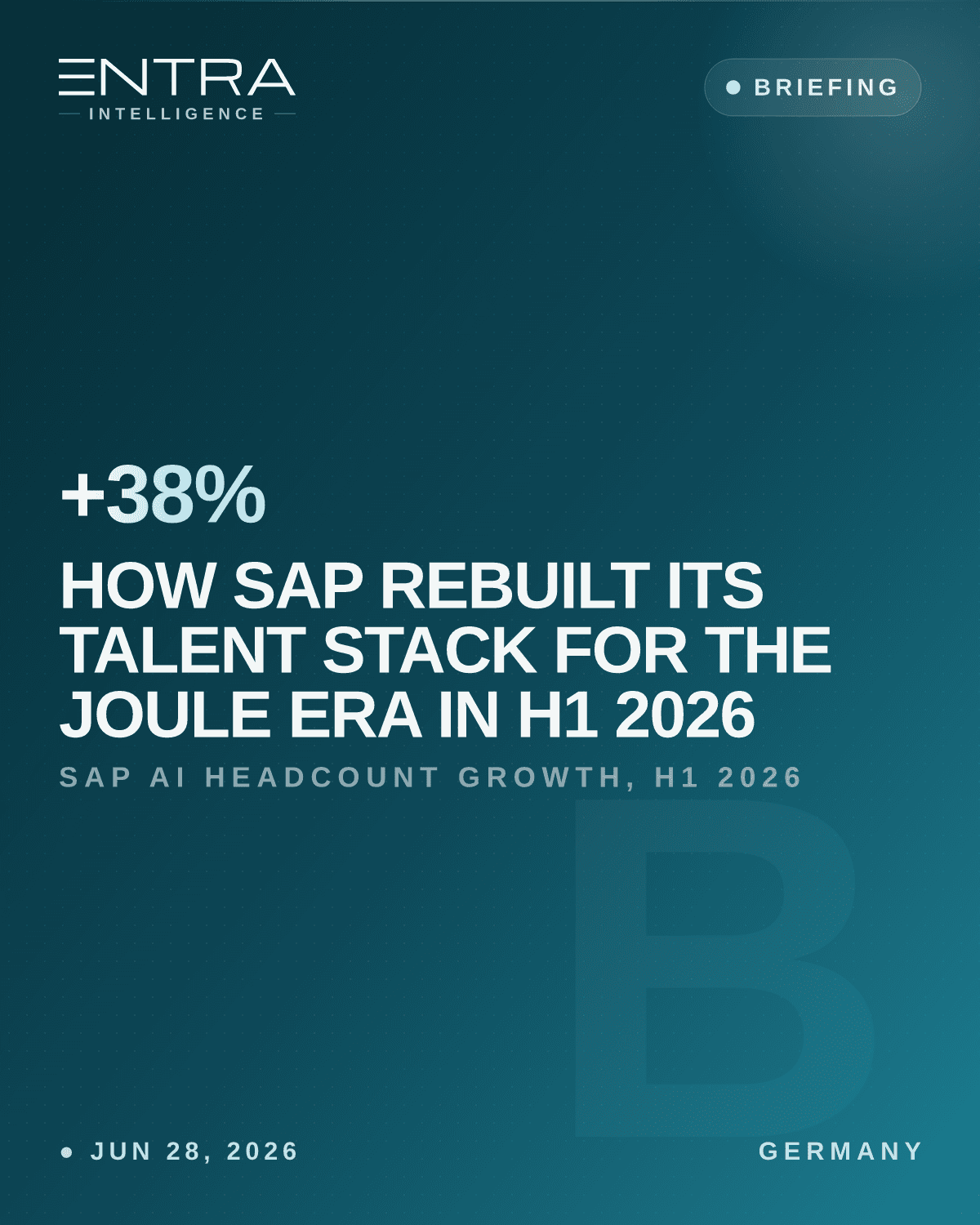 How SAP Rebuilt Its Talent Stack for the Joule Era in H1 2026