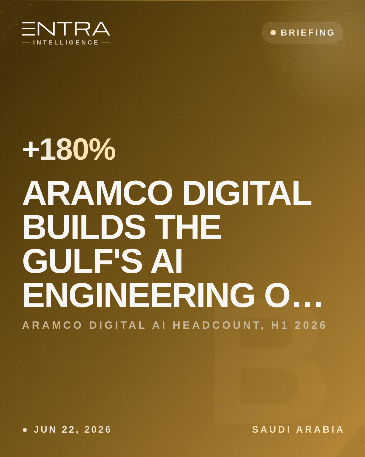 Aramco Digital Builds the Gulf's AI Engineering Org