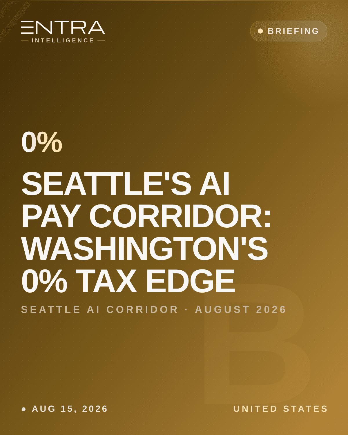 Seattle's AI Pay Corridor: Washington's 0% Tax Edge