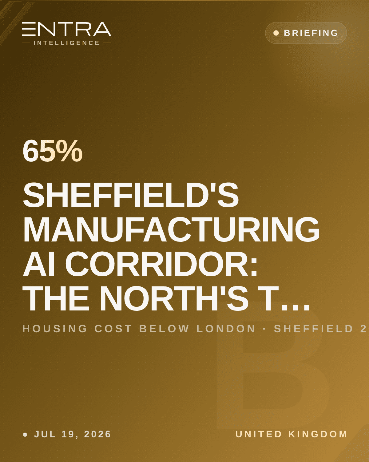 Sheffield's Manufacturing AI Corridor: The North's Talent Base