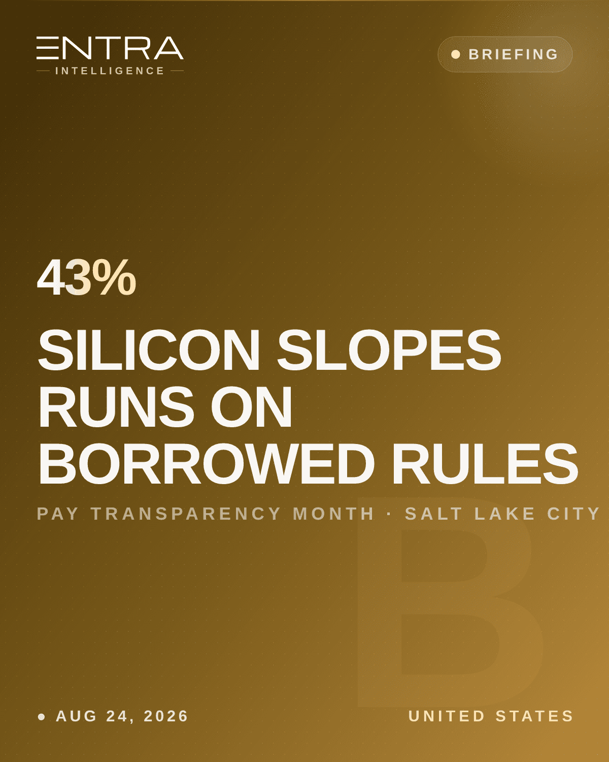 Silicon Slopes Runs on Borrowed Rules