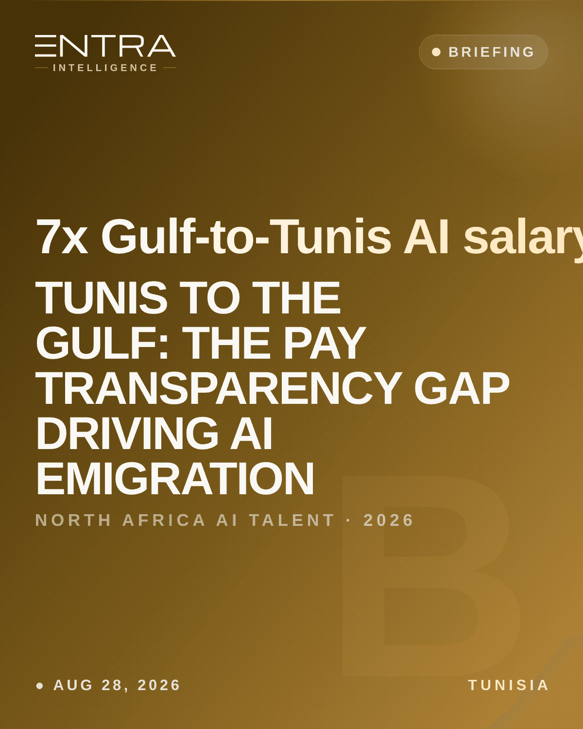 Tunis to the Gulf: the pay transparency gap driving AI emigration