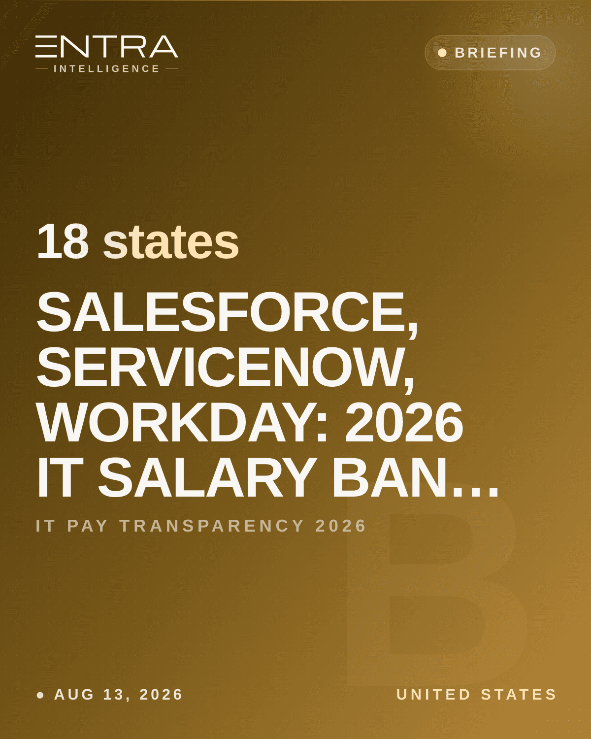 Salesforce, ServiceNow, Workday: 2026 IT Salary Bands Decoded