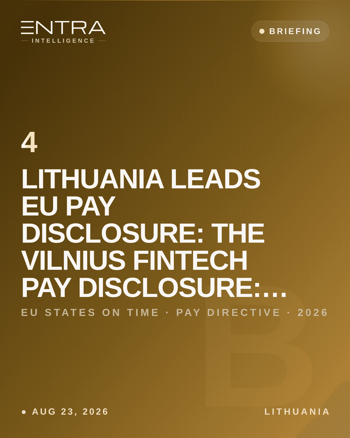 Lithuania Leads EU Pay Disclosure: The Vilnius Fintech Pay Map