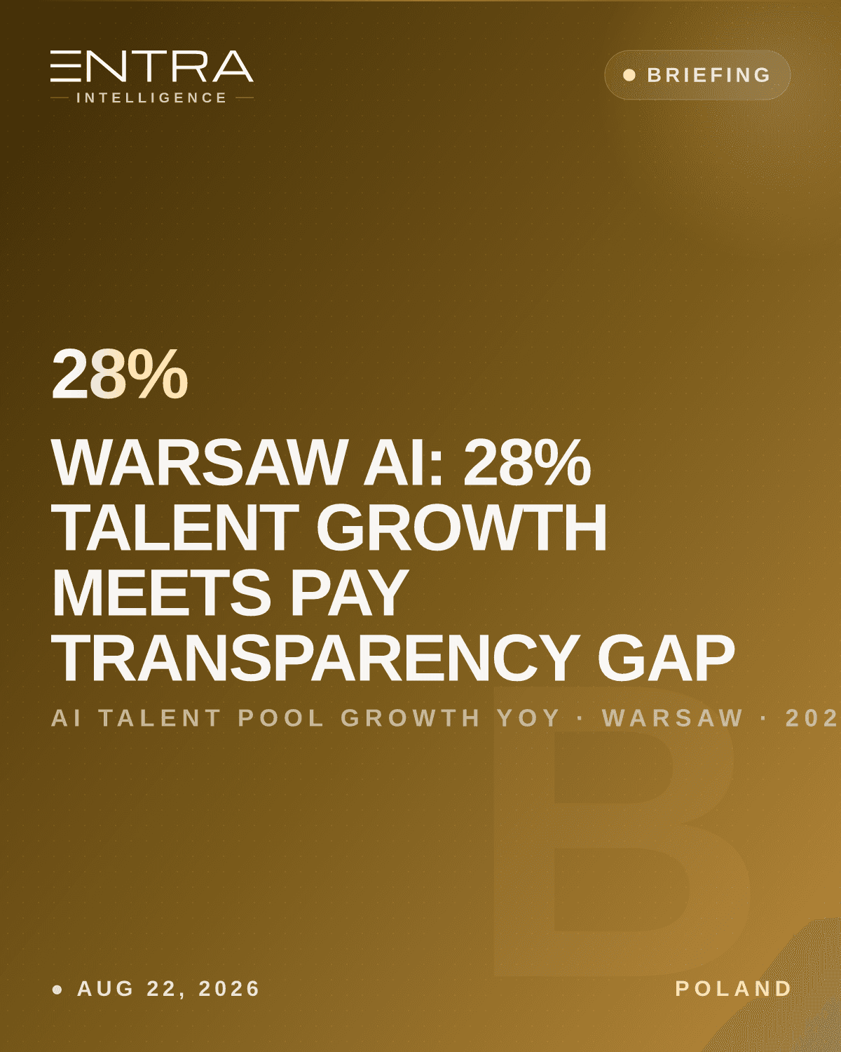 Warsaw AI: 28% Talent Growth Meets Pay Transparency Gap