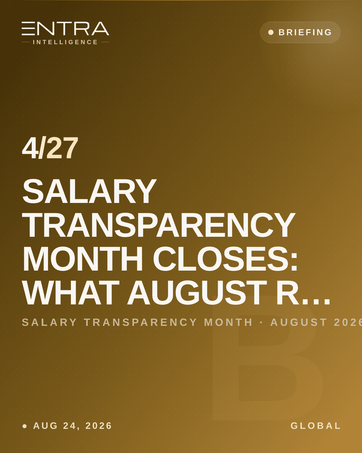 Salary Transparency Month closes: what August revealed