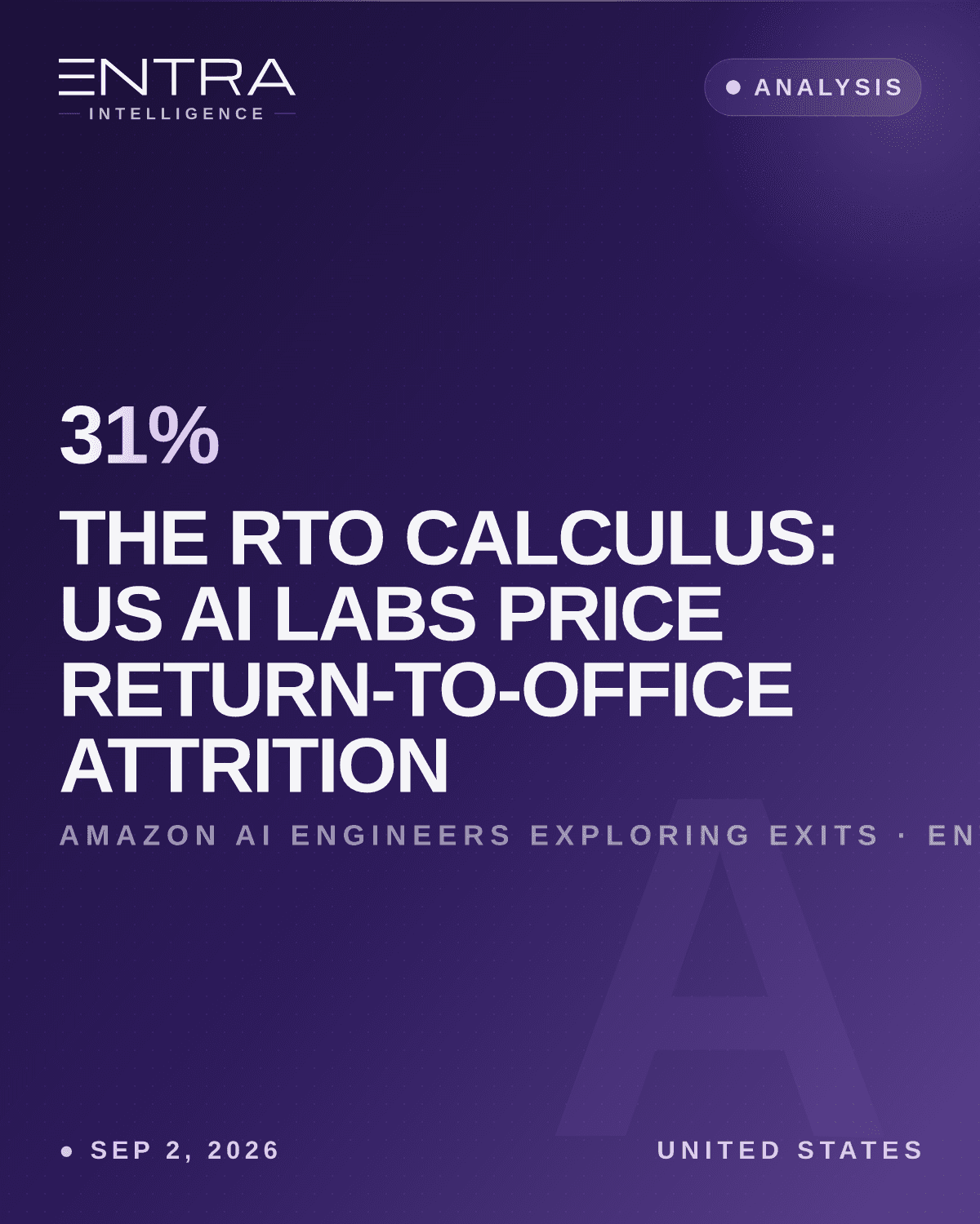 The RTO Calculus: US AI Labs Price Return-to-Office Attrition