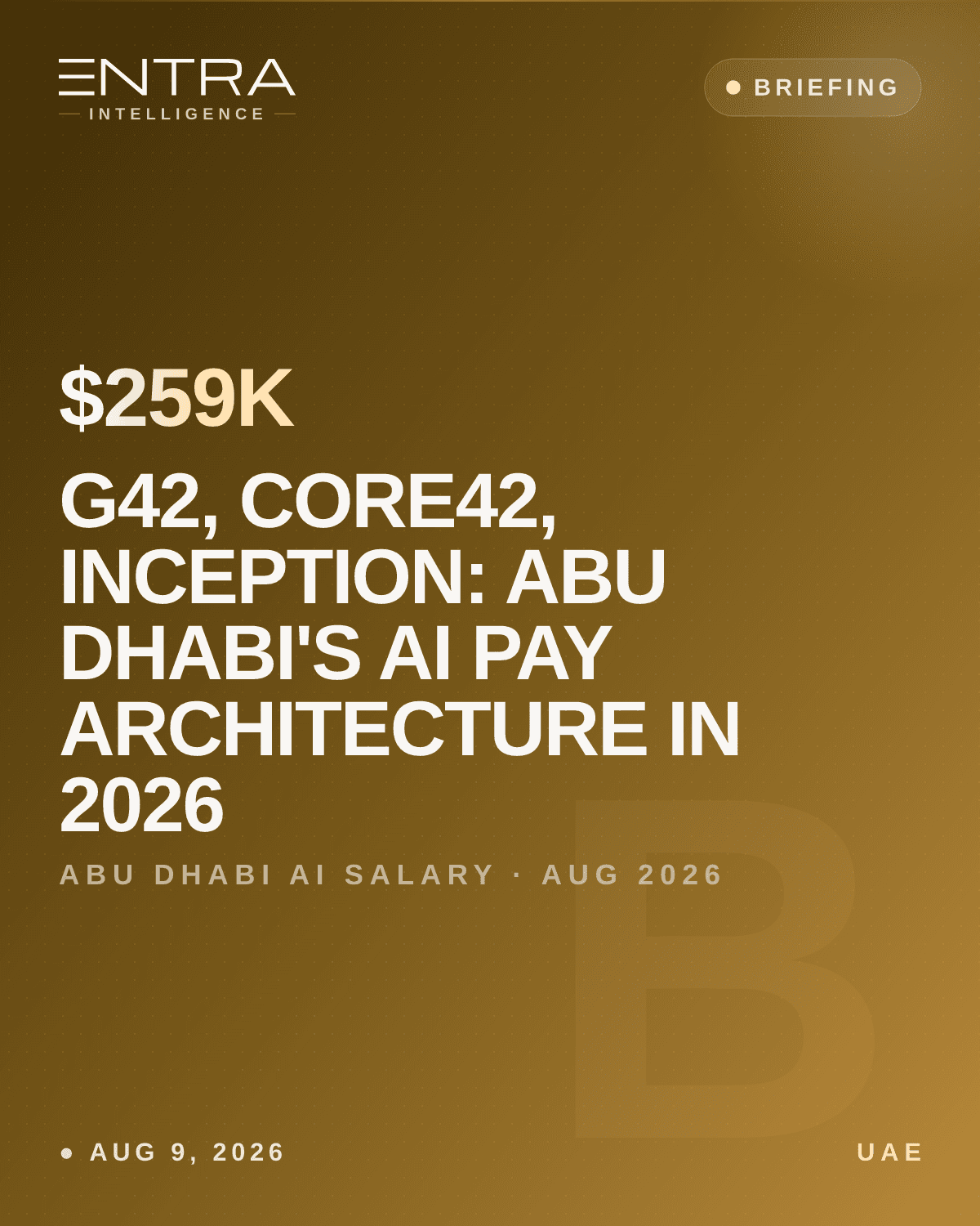 G42, Core42, Inception: Abu Dhabi's AI Pay Architecture in 2026