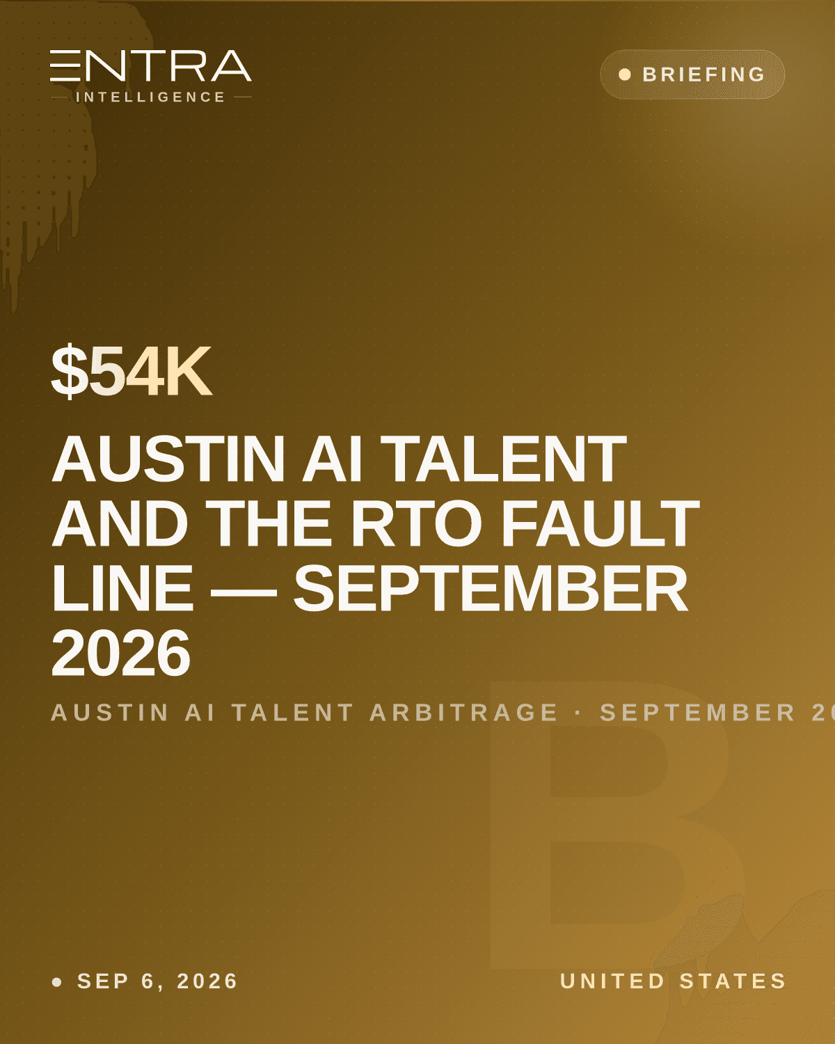 Austin AI Talent and the RTO Fault Line — September 2026