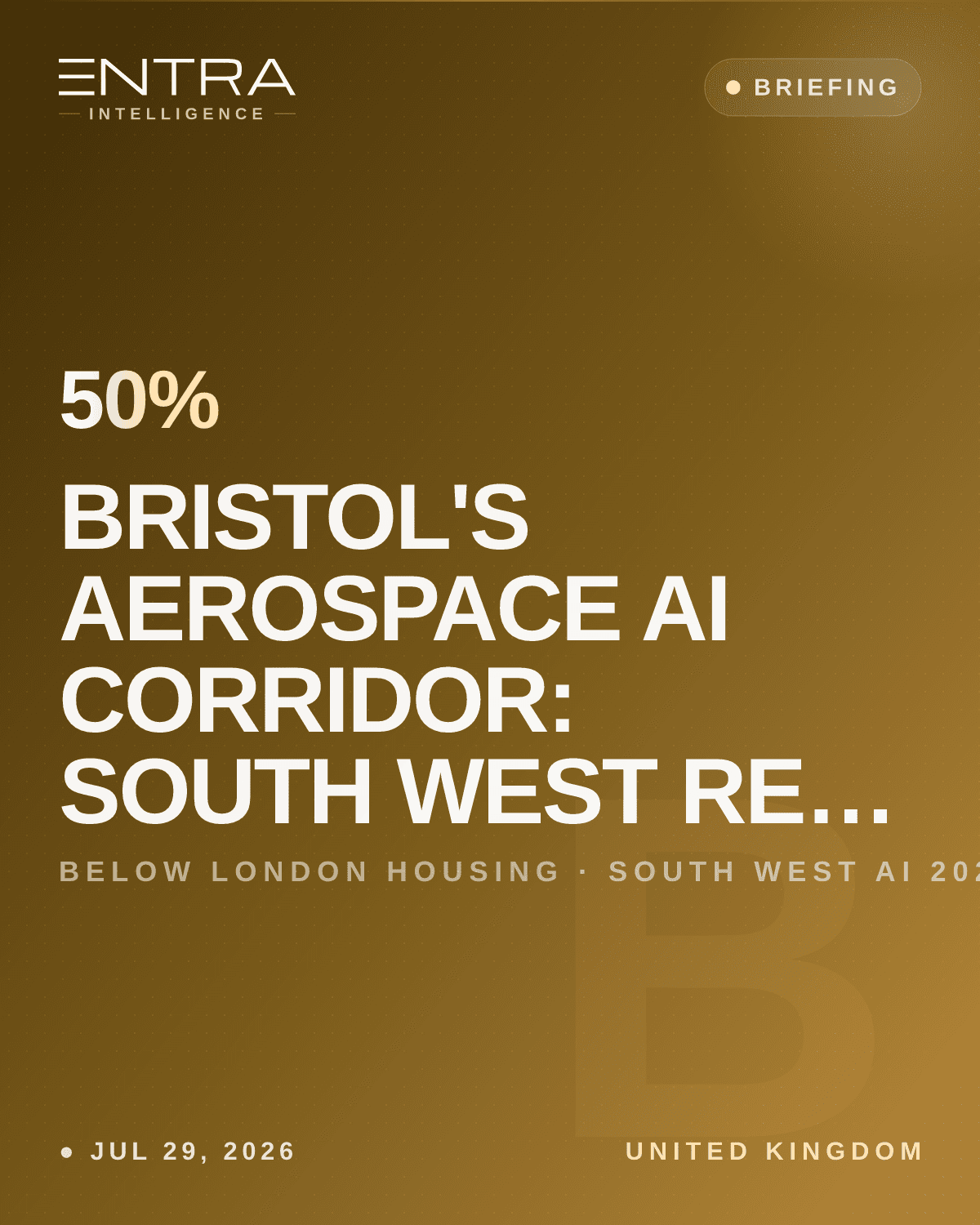 Bristol's Aerospace AI Corridor: South West Remote Edge